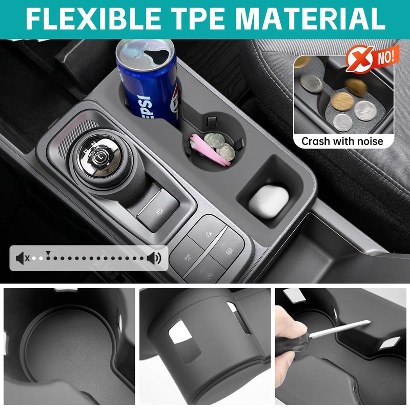 OUSUWO Cup Holder Organizer Compatible with 2022 2023 2024 2025