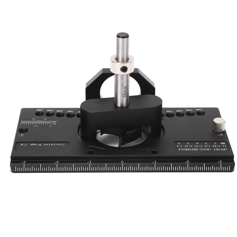 Concealed Hinge Jig Kit 35mm Woodworking Metal Hole Drilling Mounting