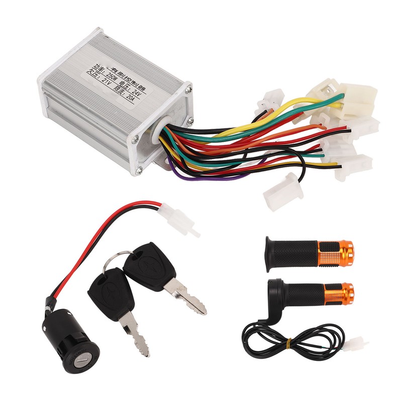 Electric Bike Speed Controller Brushed 24V 250W Aluminum Alloy Electric
