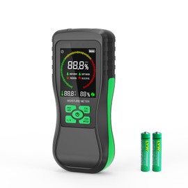 Kereinpo HY18 Pinless Moisture Meter for Non-Destructive Moisture Detection in Drywall, Wood, and Masonry with Large LCD Display, 4 Modes for Firewood,Packing, Walls, Building Materials