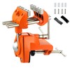 MAXMAN Clamp Bench Vise with Post Universal, Woodworking Vise, 360°
