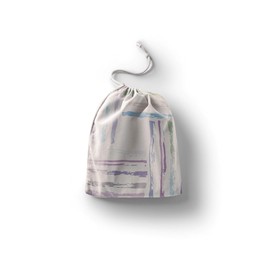 Le Jardin du Lin Bedruckte Baumwoll Taschen mit Kordelzug, Einkaufstasche, Beutel, Stoffsack, Stofftasche, Gemüsesack, Wiederverwendbare, Umweltfreundlich, Mehrzweck, Faltbar, Größe: 12x15 Cm