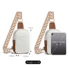 Anti Theft Sling Crossbody Bag for Women Trendy ，Small Vegan
