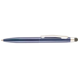 St. Tropez Petite 2-In-1 Stylus & Pen W/Black Ink Open Stock-Blue Barrel
