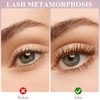 Plman Mascara, Fine Brush Mascara for Tiny and Lower Eyelashes,