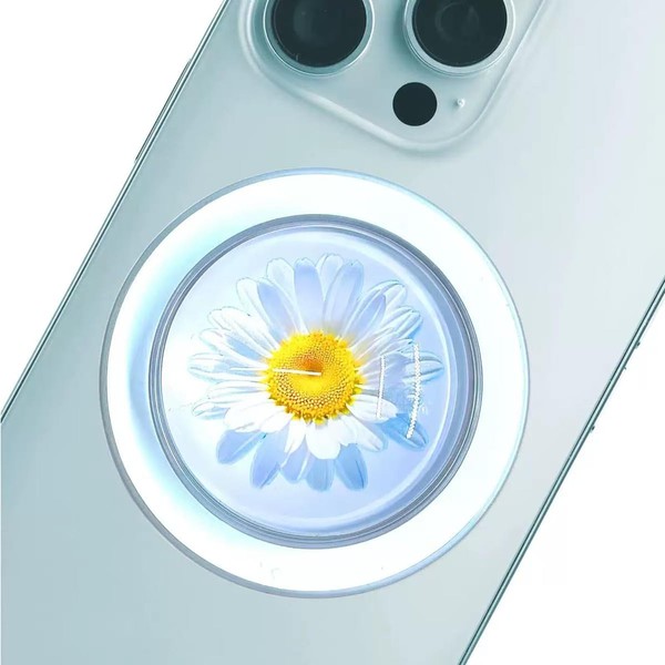 LAOYEFACAI Colourful Flowers Mobile Phone Grips Magnetic Mobile Phone Holder
