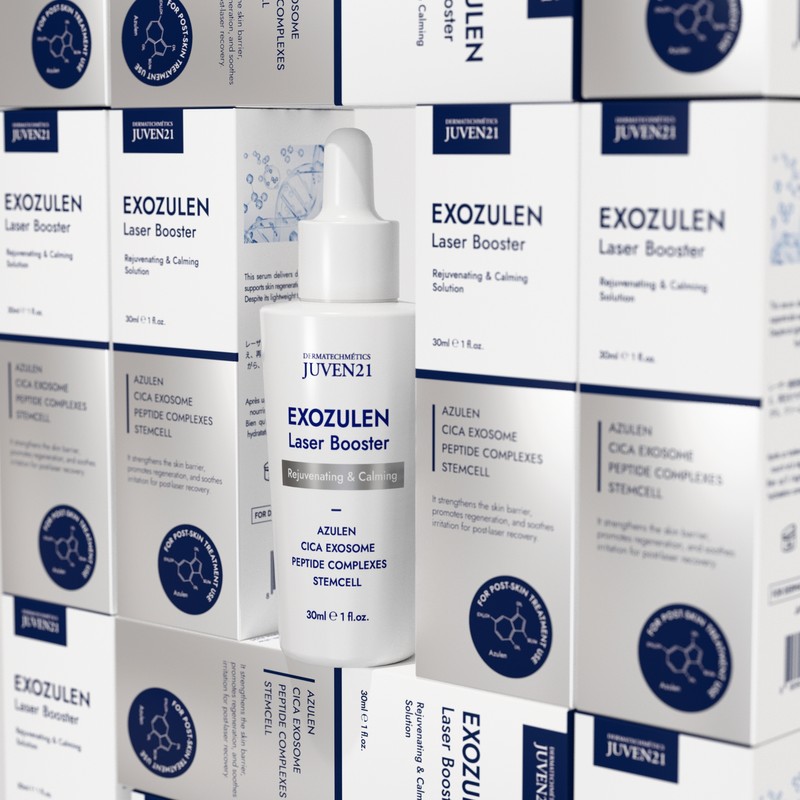 Juven21 Exosome Azulene Laser Calming Booster Serum 30ml+Mask Pack /