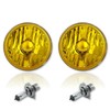 Octane Lighting 5 3/4 Inch Halogen Amber Yellow Glass Headlight