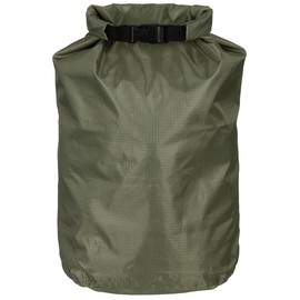 MFH Dry Bag 10 L Black, olive, Roll and click closure