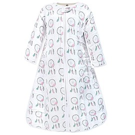Hudson Baby Unisex Baby Long Sleeve Muslin Sleeping Bag, Wearable Blanket, Sleep Sack, Dream Catcher, 12-18 Months