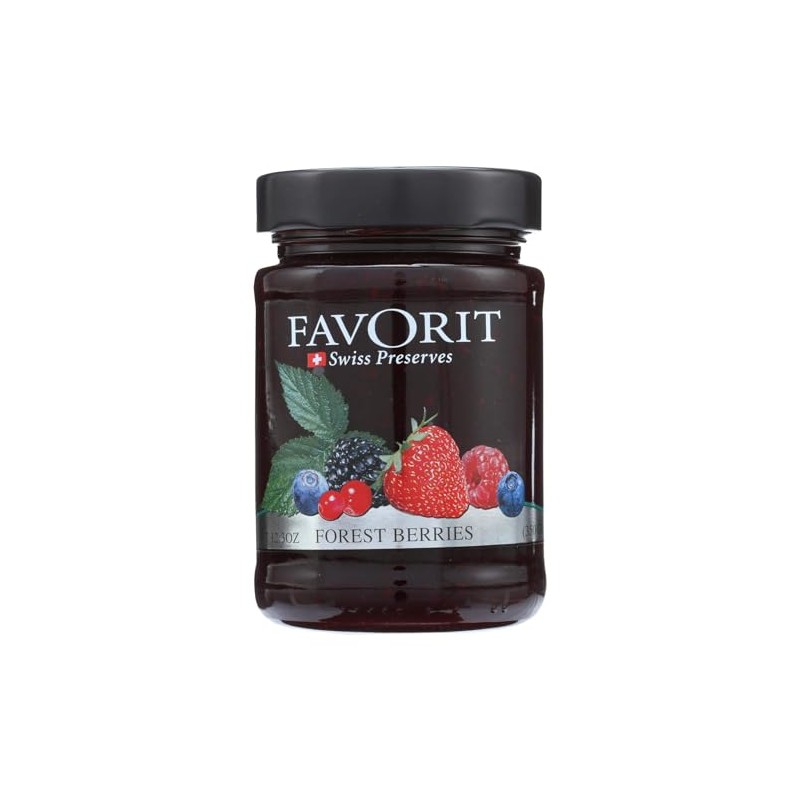 Favorit Preserves, Berry, 12.30-Ounce (Pack of 6)