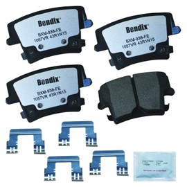 Bendix Fleet Metlok MKD1057VRFM Semi-Metallic Rear Brake Pads for Chrysler 300 2022-2005, Dodge Challenger 2022-2009, Charger 2022-2006, Magnum 2008-2005