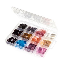 Fall Press on Nails Short Square, Belepack Acrylic Small Bulk Press on Fake Nails Short Set for Girls