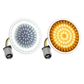 Benlari 81 LEDs Front Turn Signals, Turn Signal Light Fit for Harley Davidson Touring Street Glide Road Glide Road King Electra Glide Sportster Iron 883 Dyna Softail 1986-2024