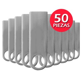 PSA COMPUTO Y PAPELERIA Kit De 50 Memorias USB Stylos Tech St100 16gb 2.0 Plateada para Que Puedas Guardar Gran cantidad de información, imágenes u Otros Tipos de Archivos.