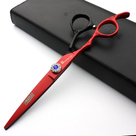 6 Inch Left Hand Hairdresser, Japan Professional Hair Scissors, Scissors, Hairdressing Scissors, Hairdresser Thin Scissors, Multicoloured Optional (6 Inches, 2 Pieces-C)