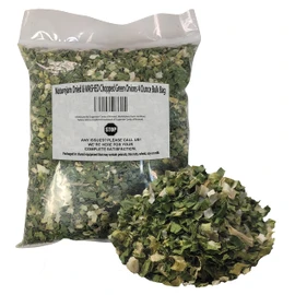 Naturejam Dried & WASHED Chopped Green Onions 4 Ounce Bulk Bag-Just 1 Ingredient, 100% Dehdrated Scallions