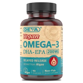 Deva Nutrition Deva Vegan DHA-EPA Delayed Release 90 Count