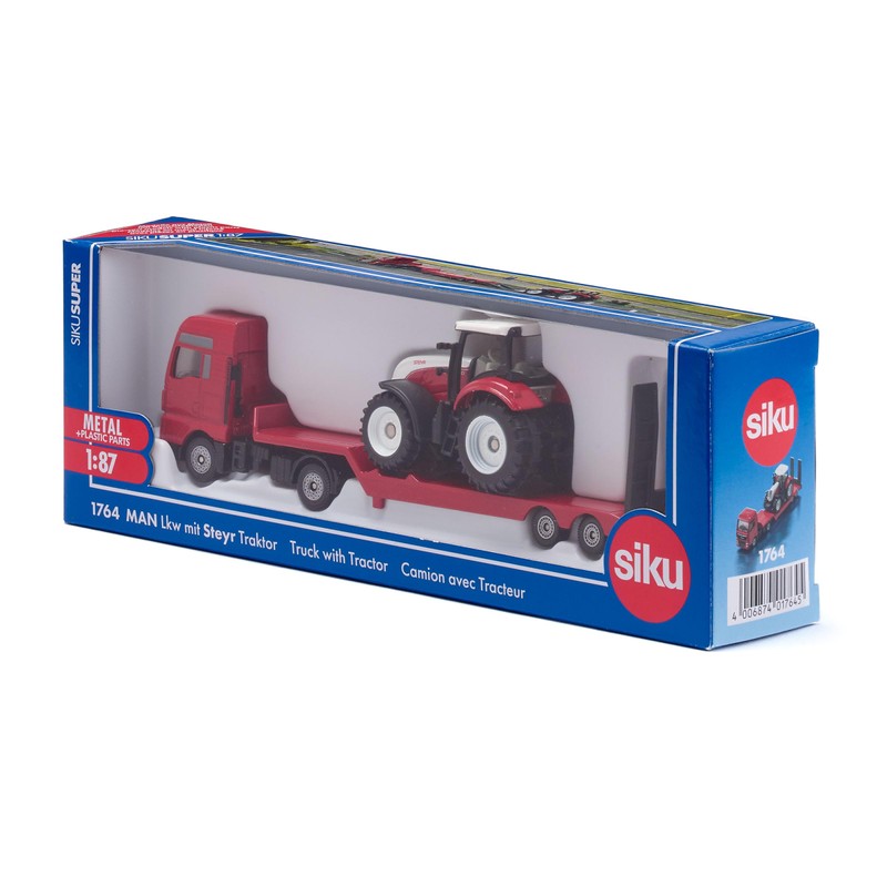 Siku 1764 MAN Truck with Steyr Tractor 1:87, Removable Cab,