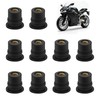 10 x Motorcycle Mounting Windshield M6, Motorcycle Windscreen Screws Rubber