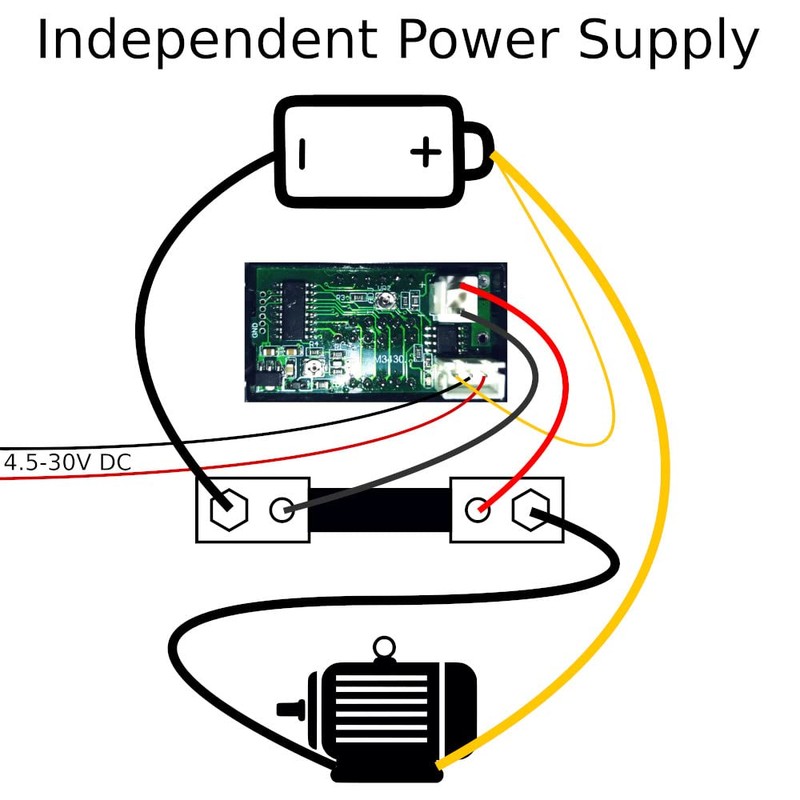 JacobsParts DC 100V 100A Voltmeter Ammeter Dual LED Display Panel
