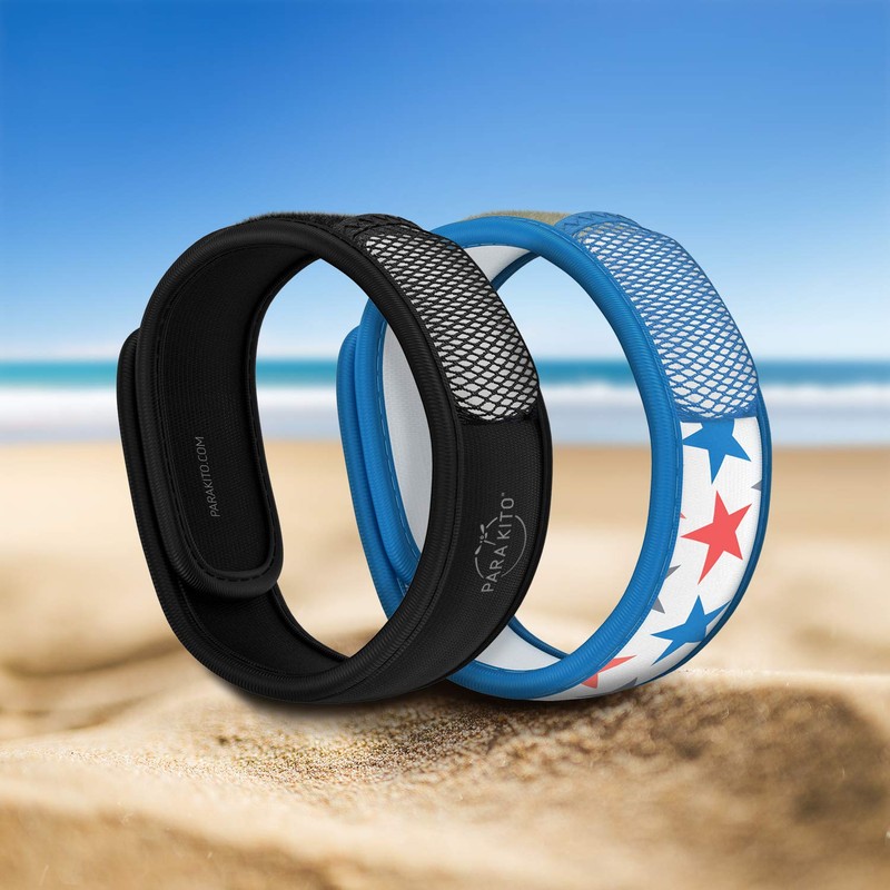 PARA'KITO Mosquito Repellent Pack - 2 Wristbands | 2 Refills