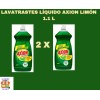 AXION 2 X Lavatrastes líquido Axion limón 1.1 l