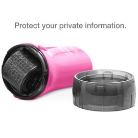Guard Your ID Advanced 2.0 Rollers Identity Privacy Marker for Blocking Out Address, Private, Prescription Information (Regular 3-Pack, Pink)