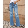 LookbookStore Womens Butt Lifting Jeans Women Patch Flare Bell Bottom
