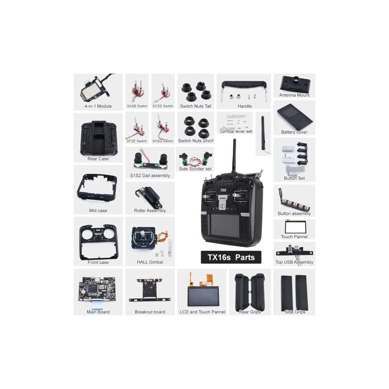 RADIOMASTER Original Replacement TX16S Parts All Fit for RADIOMASTER TX16S
