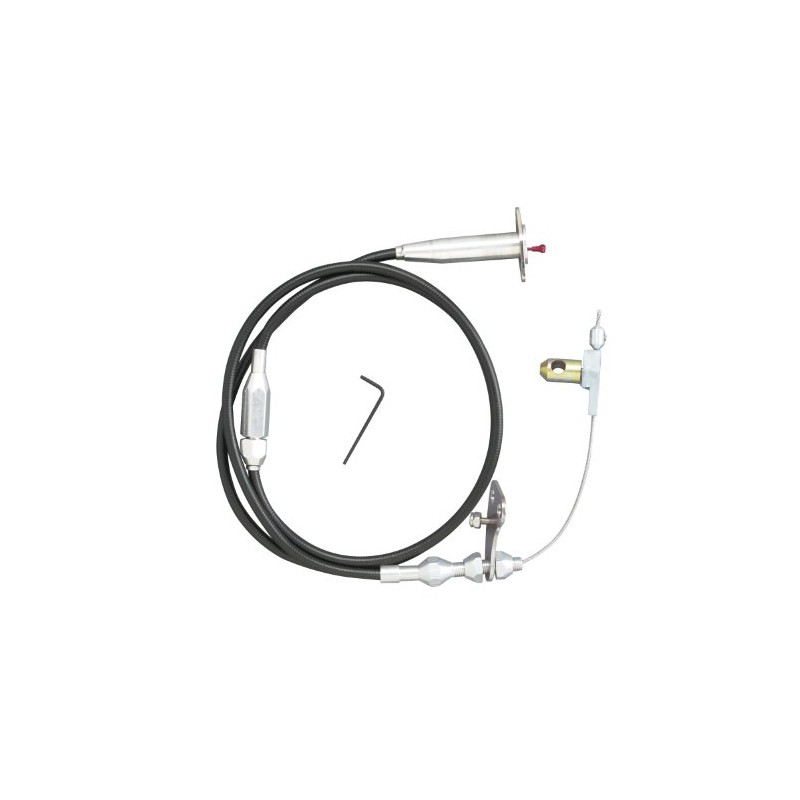 Lokar CC-1600U Black Housing Cruise Control Cable