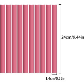 Flexible Curling Rods Hair Curlers Twist Foam Hair Roller Flexi Rods Hair Curler,10Pcs Twist Foam Hair Rollers Foam No Heat Hair Rods Rollers,Flexible Foam Curling Rods Twist Foam Hair Rollers,Pink