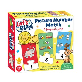 Kids Picture Number Matching Fun Puzzle Card Game Learning Counting Early Development Maths Memory