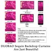 Sequin Backdrop Curtain Hot Pink Photo Backdrop 4FTx7FT Sequin Backdrop