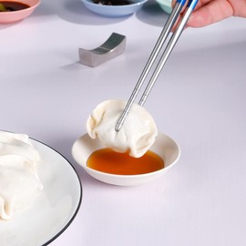 esowemsn 8pcs Plastic Mini Round Sauce Dishes Dipping Bowls Soy Sauce Dishes Appetizer Serving Tray for Home Kitchen Restaurant(pink,blue,green,white)