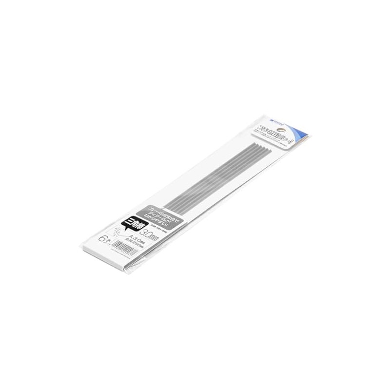Wave Material Series Plastic Material Triangle Bar 0.12 inch (3.0
