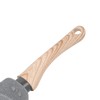 Frying Pan Wood Handle Aluminum Alloy Cooking Skillet Fast Heating