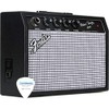 Fender Mini 65 Twin-Amp Electric Guitar Amplifier, Black, with 2-Year
