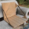 Folding Stadium Cushion 600D Oxford Cloth with Backrest Portable Stadium