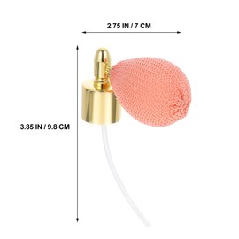 Perfume Bottle Replacement Gasbag Head - Knit Sprayer for 18mm Bottles, Reusable and Leak-Proof, Ideal for Perfume and Cologne, 3.85 X 2.75 X 1.18 Inches