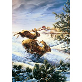 Buffalo Games - Terry Redlin - Hightailing - 500 Piece Jigsaw Puzzle for Adults -Challenging Puzzle Perfect for Game Nights - Finished Size is 21.25 x 15.00