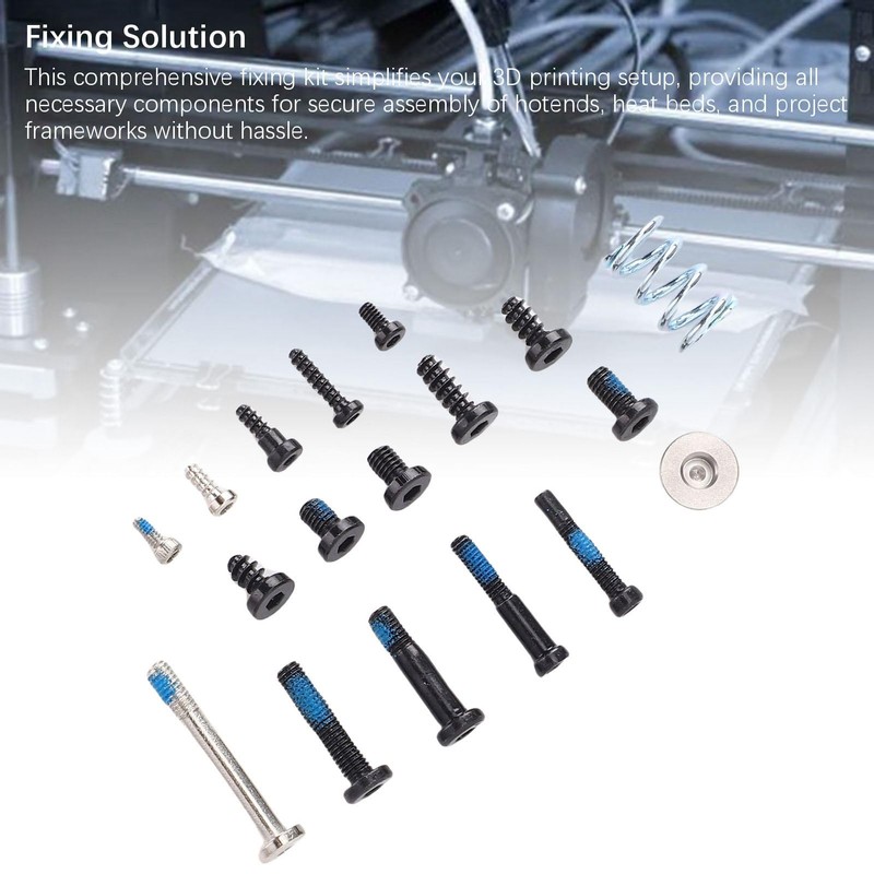 Klanata 3D Printer Screw Gear Kit & Spring Components -