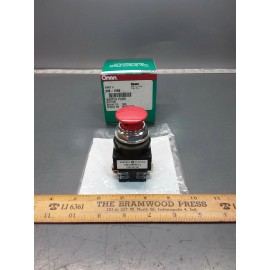 Onan 308-1066, GE CR104PXF11 Push Emergency Stop Switch. Generator, Industrial