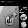 Suction Cup Handheld Shower Head Holder - 360 Swivel Adjustable