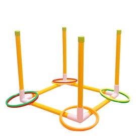 Lbsel Ring toss game for kids, outdoor games for adults and family, lawn games, backyard games, for boys and girls, suitable for 3+ years old children and adults