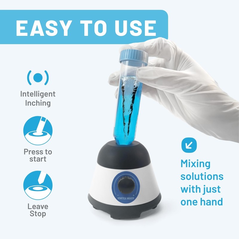 Mini Vortex Mixer with Touch Start Function, Lab Mixing, Nail