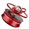 Car Aromatherapy Solar Energy Suspended Crystal Ball Rotating Car Aroma