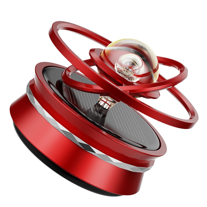 Car Aromatherapy Solar Energy Suspended Crystal Ball Rotating Car Aroma