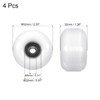 PATIKIL 52mm Skateboard Wheels with Bearings, 4 Pack Street Wheels