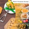 Fayomir Mini cuchara para galletas, 1 cucharadita de galletas, cucharadas